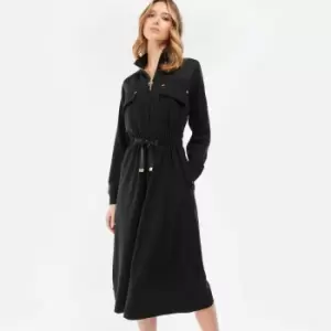 Image of Barbour International Artega Cotton-Blend Jersey Dress - UK 12
