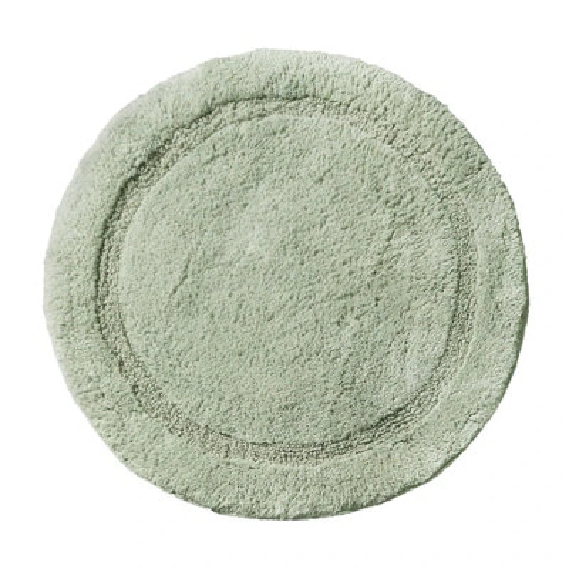 Image of Allure Bath Fashions Round Bath Mat Non-Slip - Sage Green
