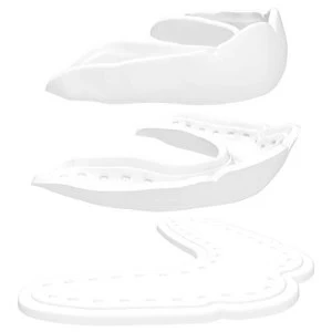 image of Shock Doctor Unisex's Ultra Microfit Mouthguard, White, Adult