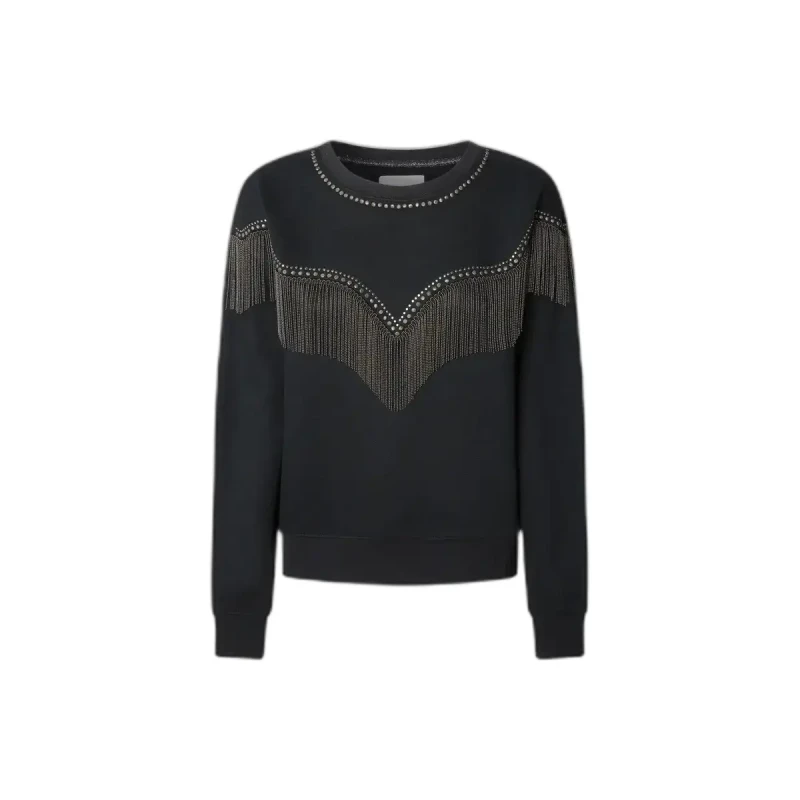 Image of Pepe Jeans Sweatshirt woman Pepe Jeans 11 Estella Noir Female S