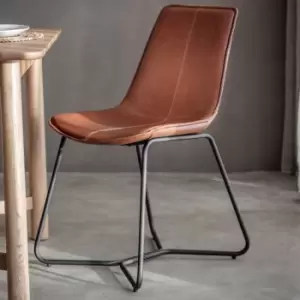 Image of Crossland Grove Hilo Chair Brown (Set of 2) 490X550X860mm
