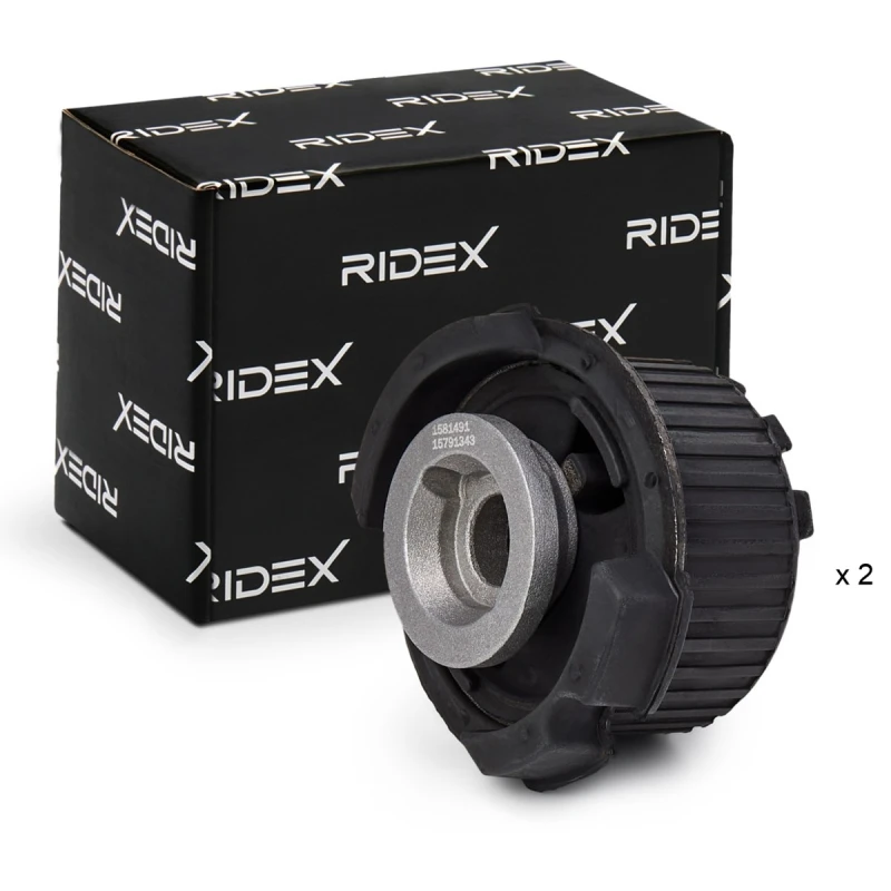 Image of RIDEX 1080M0231 Axle Bushes Front Elastomer Hub Carrier Bush (1080)