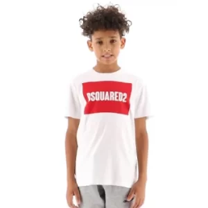 Image of DSQUARED2 Kids Red Logo T-Shirt