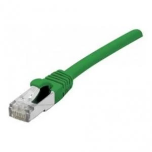 image of Patch Cord RJ45 CAT.6a F/UTP LSZH Snagless Green - 10 M Full Copper