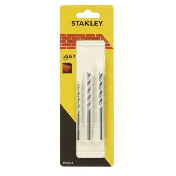 image of Stanley 3Pc Masonry Drill Bit Set - STA56128-XJ