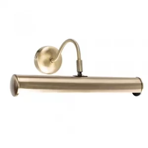 Image of Gemini Traditional Picture Wall Light in Antique Brass