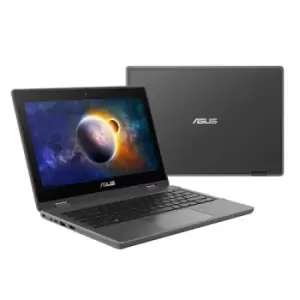 Image of ASUS BR1100FKA-BP0123RA-3Y notebook Hybrid (2-in-1) 29.5cm (11.6") Touch Screen HD Intel Celeron N 4GB DDR4-SDRAM 64GB eMMC WiFi 6 (802.11ax) Windows