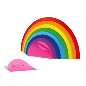 Image of Mustard Rainbow Sticky Notes - 100 Pack