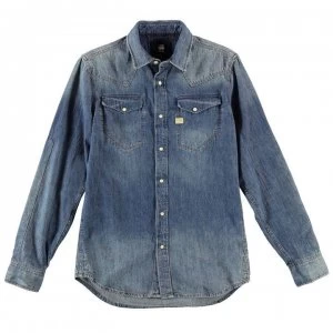 Image of G Star Tacoma Long Sleeve Shirt - vintage medium