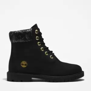 Timberland Heritage 6" Boot For Her In Black Black, Size 5