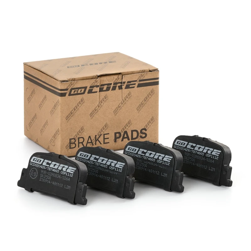 Image of goCORE GCD020426 Brake pad set not prepared for wear warning indicator Brake Pad Set,disc brake (402)