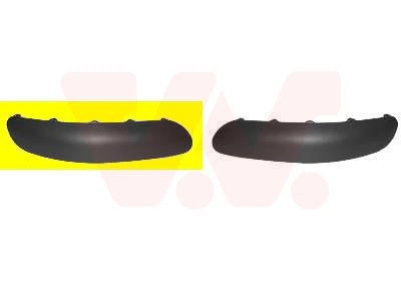 Image of VAN WEZEL Bumper moulding VAN WEZEL 0925582