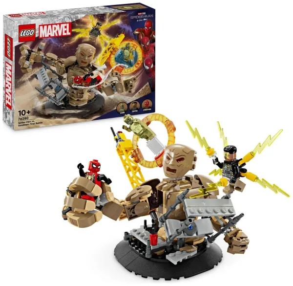 image of LEGO Marvel Spider-Man vs Sandman: Final Battle Set 76280