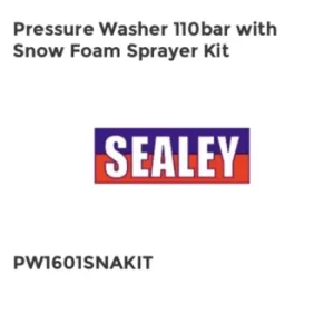 Image of Pressure Washer 110bar with Snow Foam Sprayer Kit
