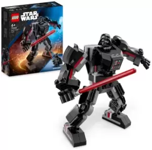 image of LEGO Star Wars Darth Vader Mech Buildable Figure 75368