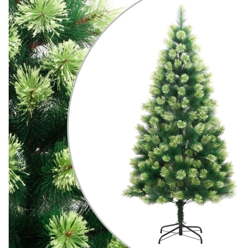 Image of VIDAXL Vidaxl - Artificial Hinged Christmas Tree with Stand 180cm 8720845442590