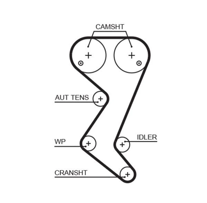 Image of GATES Timing Belt GATES 5608XS