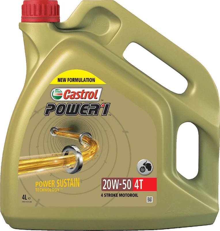 Image of Castrol Engine oil Castrol POWER1 4T 20W-50 Capacity: 4l 15F57A