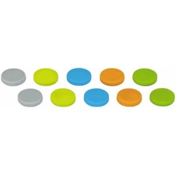 Image of Maul Magnet 6166699 (Ø) 18mm Round Green, Light green, Orange, Light blue, Grey 10 pc(s) 6166699