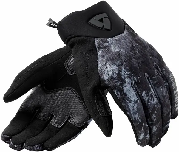 image of REV'IT! Continent Wind Breaker Gloves Black Grey Size 2XL