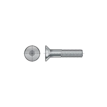 Image of M10X40 Skt Countersunk Head Screw BZP (GR-10.9)- you get 5 - Qualfast
