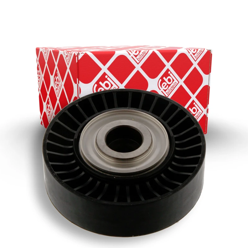 Image of FEBI BILSTEIN 36084 Idler Pulley Plastic Deflection/Guide Pulley,v-ribbed belt (312)