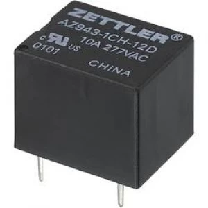 image of PCB relays 12 Vdc 15 A 1 change over Zettler Electronics