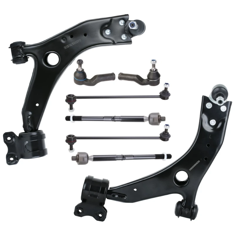 Image of RIDEX 772S0184 Control arm repair kit with rubber mount, Front Axle, Control Arm Steel Suspension Kit (772)