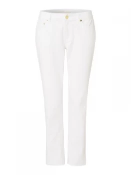 Image of Michael Kors Released hem straight jeans White