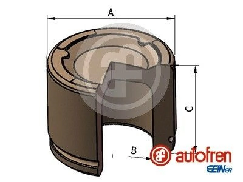 Image of AUTOFREN SEINSA Brake caliper piston AUTOFREN SEINSA D025466