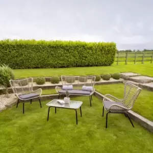 Image of Pacific Lifestyle Fairfield Seating Set - Stone Grey