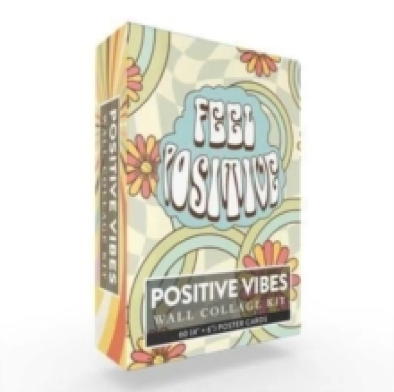 Image of Positive Vibes Wall Collage Kit : 60 (4" 6") Poster Cards Cards