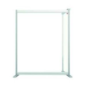 Acrylic Modular Desk Divider Extension 800x1000mm Clear KF90379