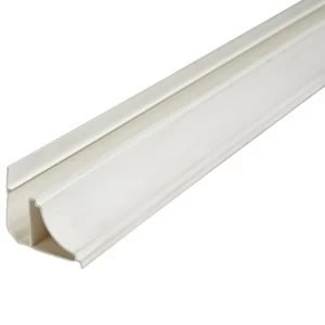 image of Smooth Cornice moulding T25mm W50mm L2400mm Pack of 1