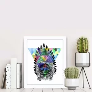 Image of BCT-022 Multicolor Decorative Framed MDF Painting