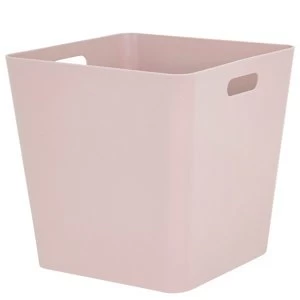 Image of Wham Studio Basket Medium duty Blush Pink Plastic Large Storage box