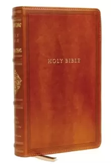 Image of KJV, Personal Size Reference Bible, Sovereign Collection, Leathersoft, Brown, Red Letter, Comfort Print : Holy Bible, King James Version