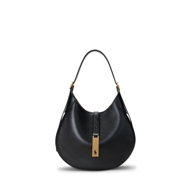 Image of Polo Ralph Lauren ID Small Shoulder Bag BLACK female One Size