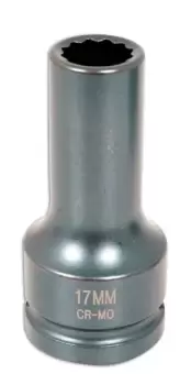 Image of Laser Tools 4558 Cylinder Head Impact Socket 17mm 3/4"D Chr. Molybdenum