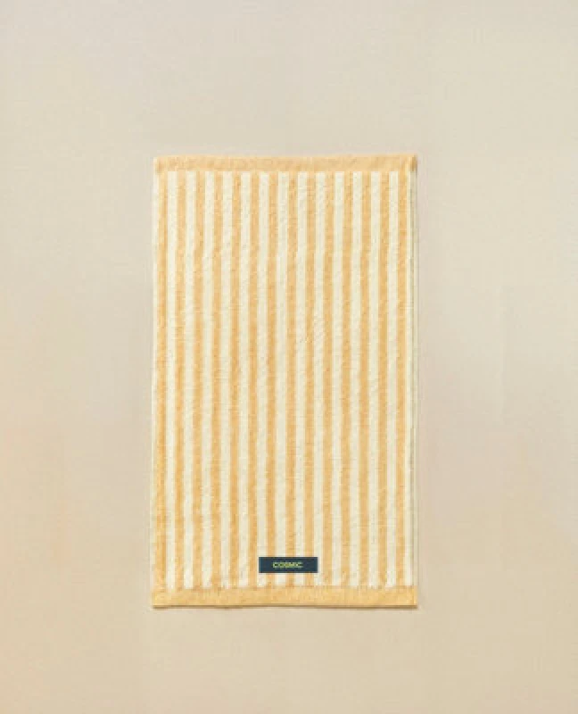 Image of Cosmic Towel 50x90cm 600gsm Soft Absorbent & Quick-drying TEXTILE Collection in Yellow Size: 50x90cm Yellow Unisex 50x90 cm