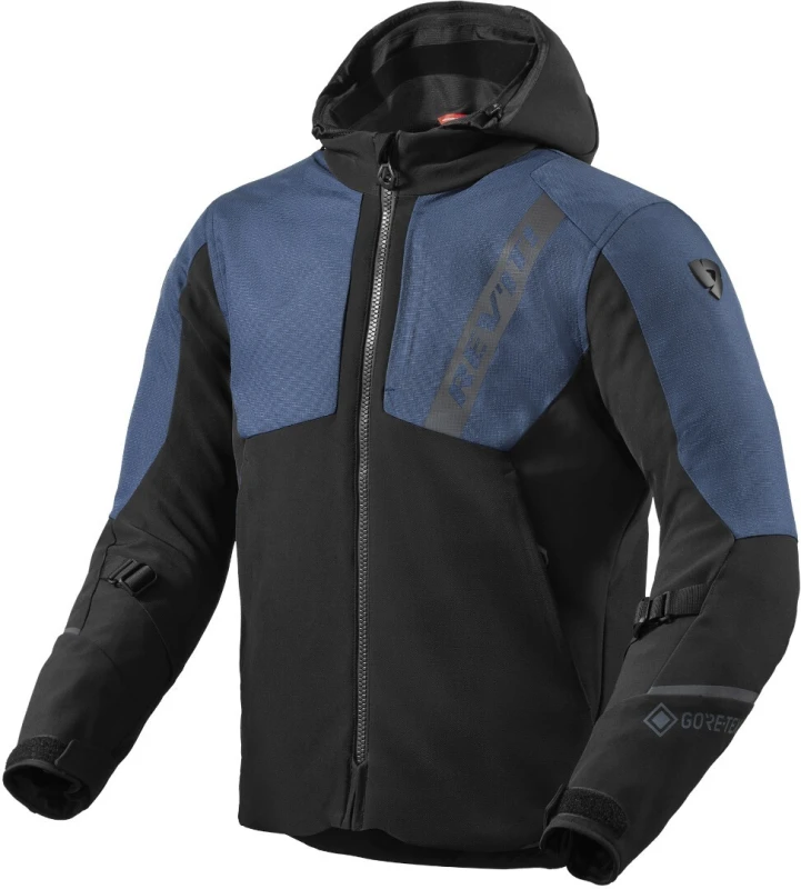 Image of Revit Potential GTX waterproof Motorcycle Textile Jacket, black-blue, Size 3XL for Men