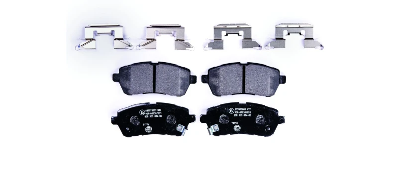 Image of HELLA Brake pad set HELLA 8DB 355 014-001