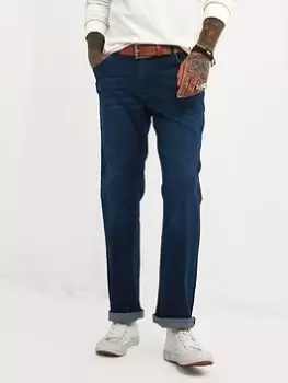 Image of Joe Browns Straight Up Stylish Jeans - Dark Blue, Dark Blue, Size 30, Inside Leg Regular, Men