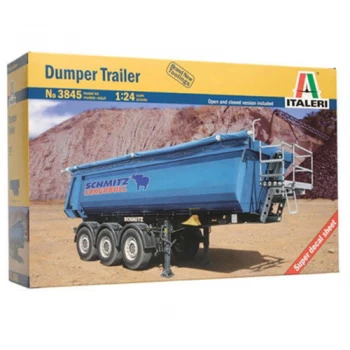 Image of Italeri Dumper Trailer 1:24 Scale Model Kit - IT3845