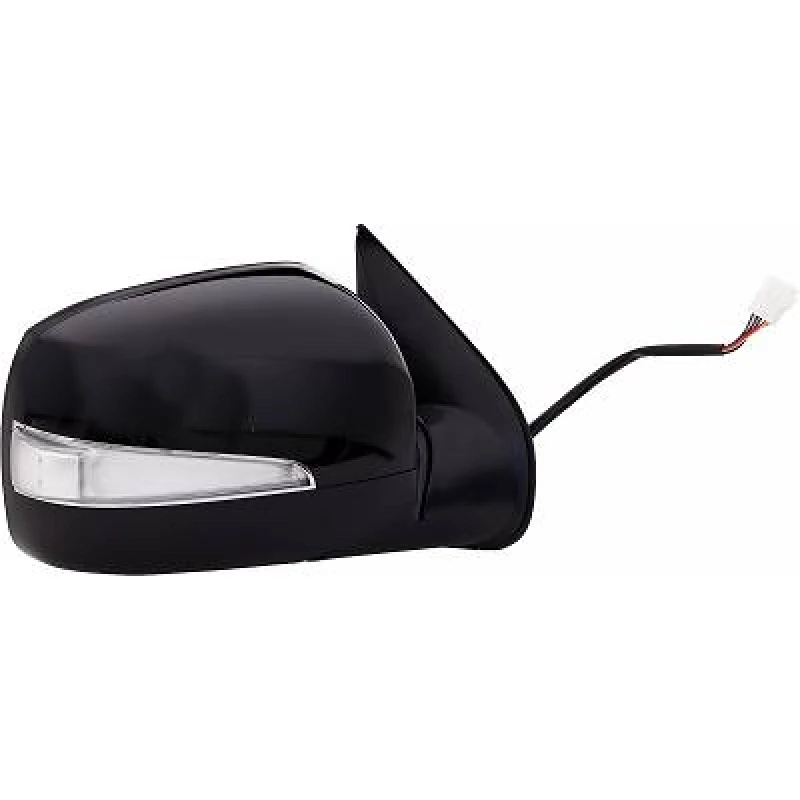 Image of DIEDERICHS 5403928 Wing mirror Right, black, Convex Outside Mirror (50)