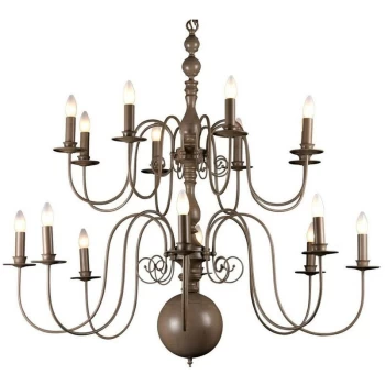 Linea Verdace Lighting - Linea Verdace Brugge Multi Arm Chandeliers Pale Taupe