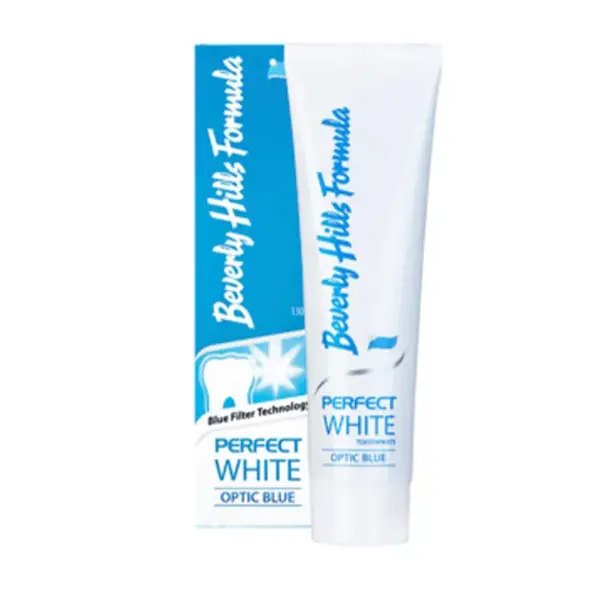 image of Beverly Hills Formula Perfect White Optic Blue Toothpaste 100ml