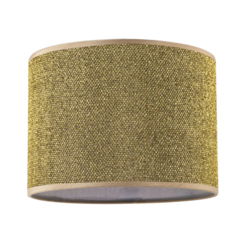 Image of Happy Homewares Modern And Designer Mini Diamond Gold Glitter Lamp Shade 25Cm Wide