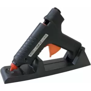 Image of 35-80W Cordless & Corded Electric 240V Hot Melt Glue Gun with Sticks Craft Hobby - Amtech