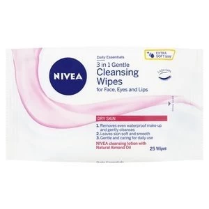 Image of Nivea Visage Cleansing Wipes Dry/Sensitive x 25
